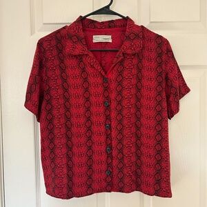Urban Outfitters Short Sleeve Button Down Shirt
